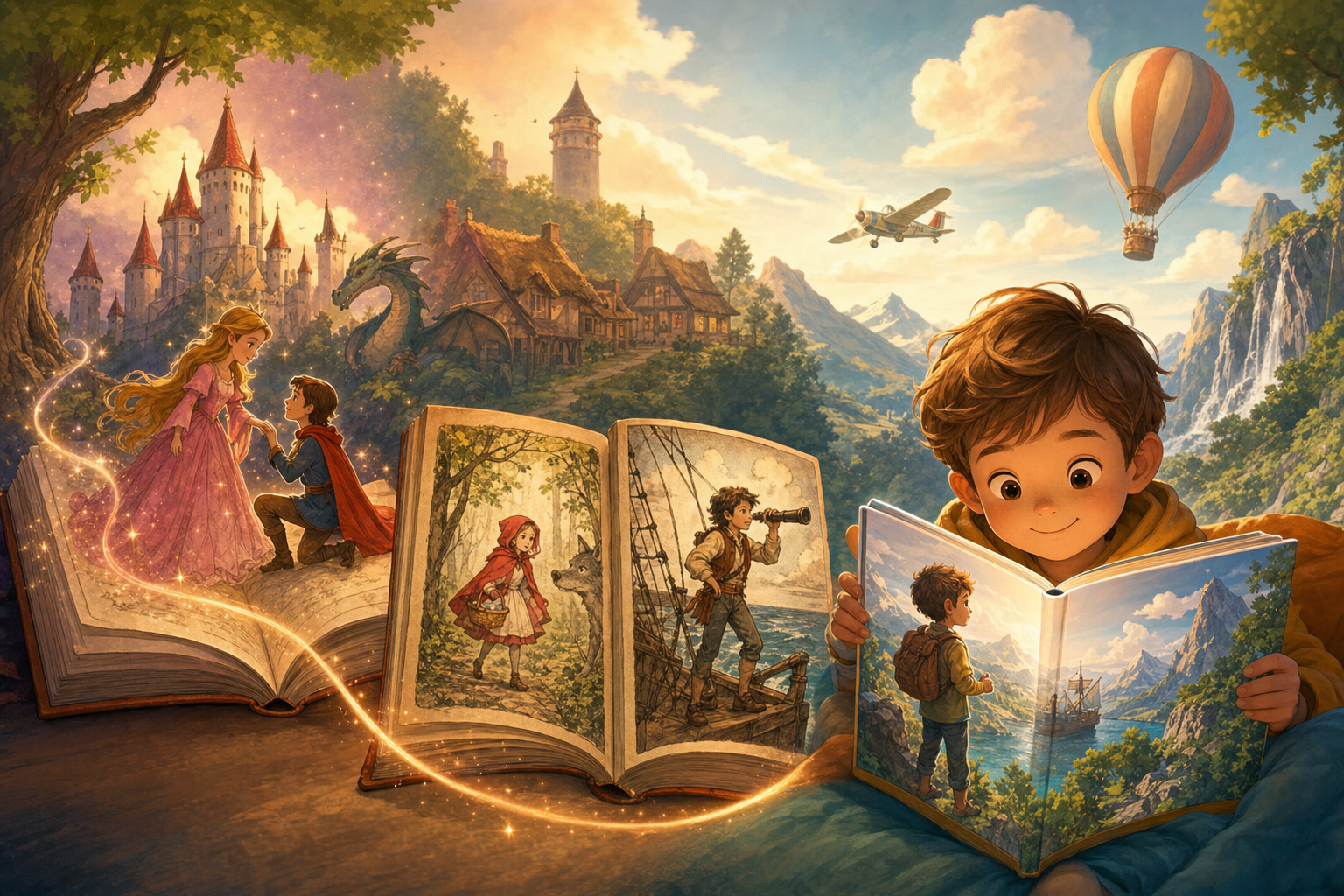 Evoluția cărților pentru copii: de la basme la aventuri personalizate