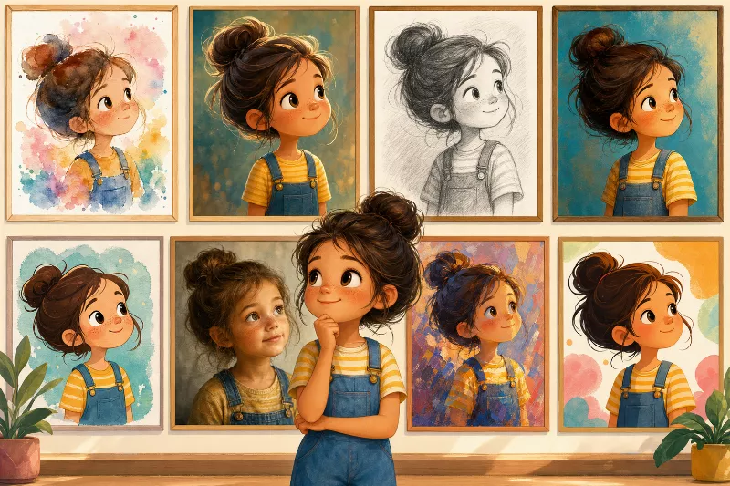 12 stiluri de ilustrație pentru cartea copilului tău