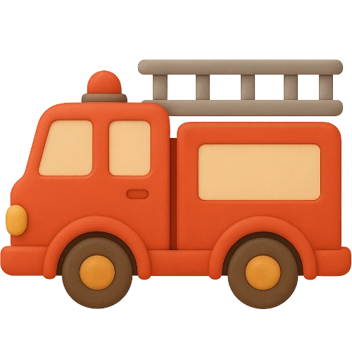 Cartea personalizată pentru copii cu aventuri la pompieri