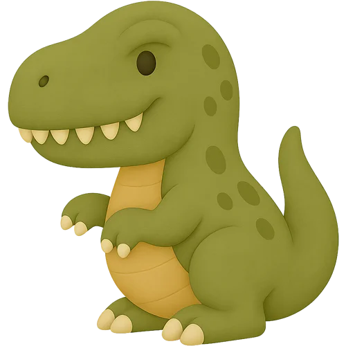 O carte personalizată pentru copii despre aventura cu dinozauri