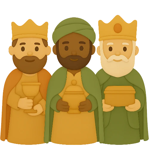 Carte pentru copii personalizată despre Magii de la Răsărit