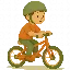 Carte personalizată pentru copii: prima plimbare pe bicicletă