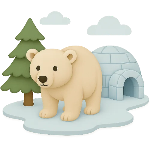 Cartea personalizată pentru copii cu aventuri pe Polul Nord