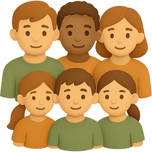 Cartea personalizată pentru copii despre familie reconstituită plină de magie