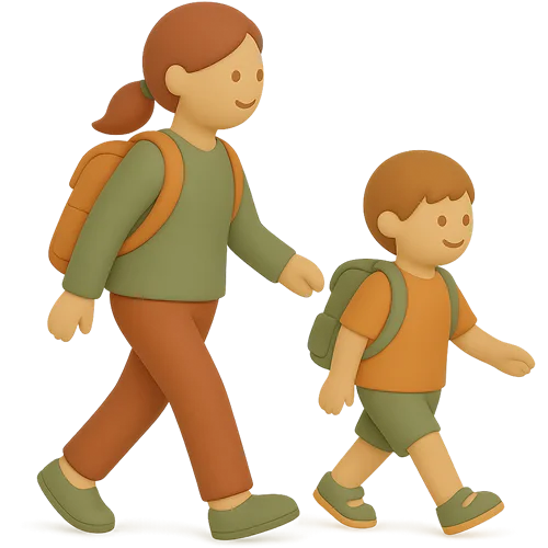 O carte personalizată pentru copii despre magia mersului la școală