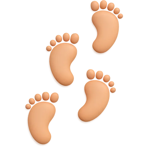 Cartea personalizată pentru copii despre primii pași plini de magie