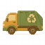 Carte personalizată cu camion de gunoi pentru copii