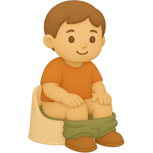 Carte personalizată pentru copii despre devenirea independentă la oliță