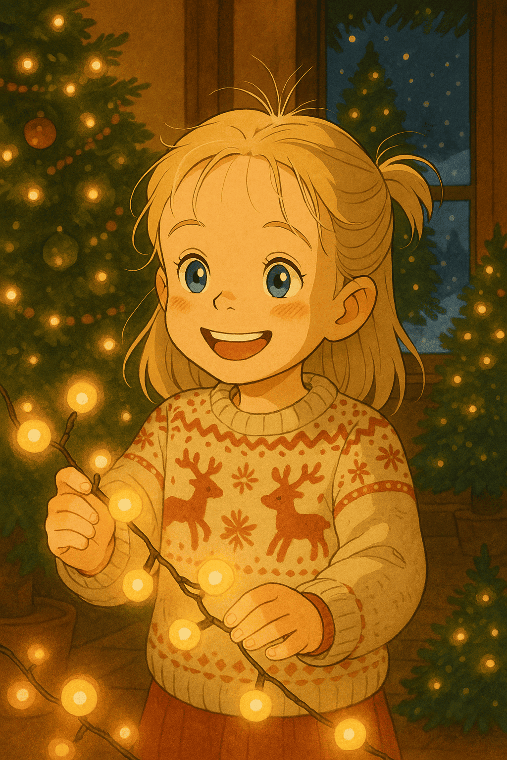 Luminile de crăciun și mirosurile de scorțișoară