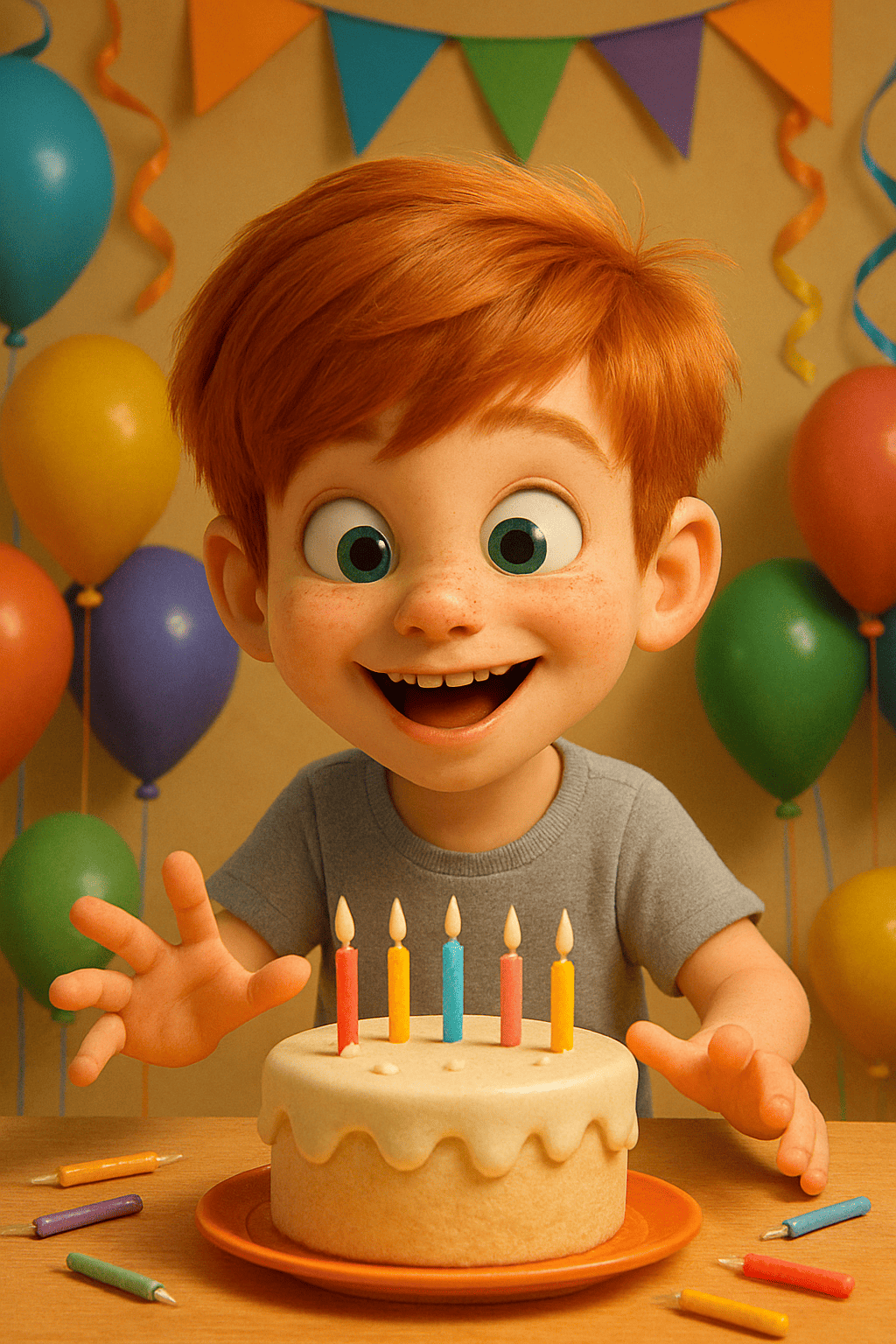 Aniversare ani și lumânări uitate