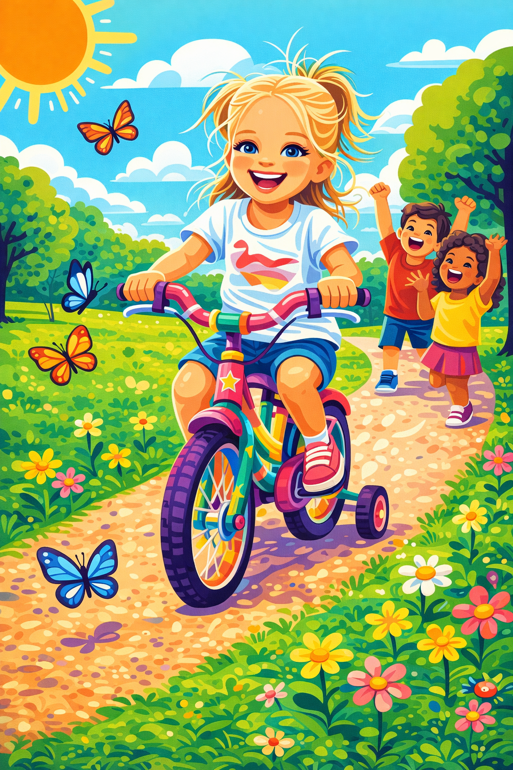 Carte personalizată pentru copii pentru Aurelia